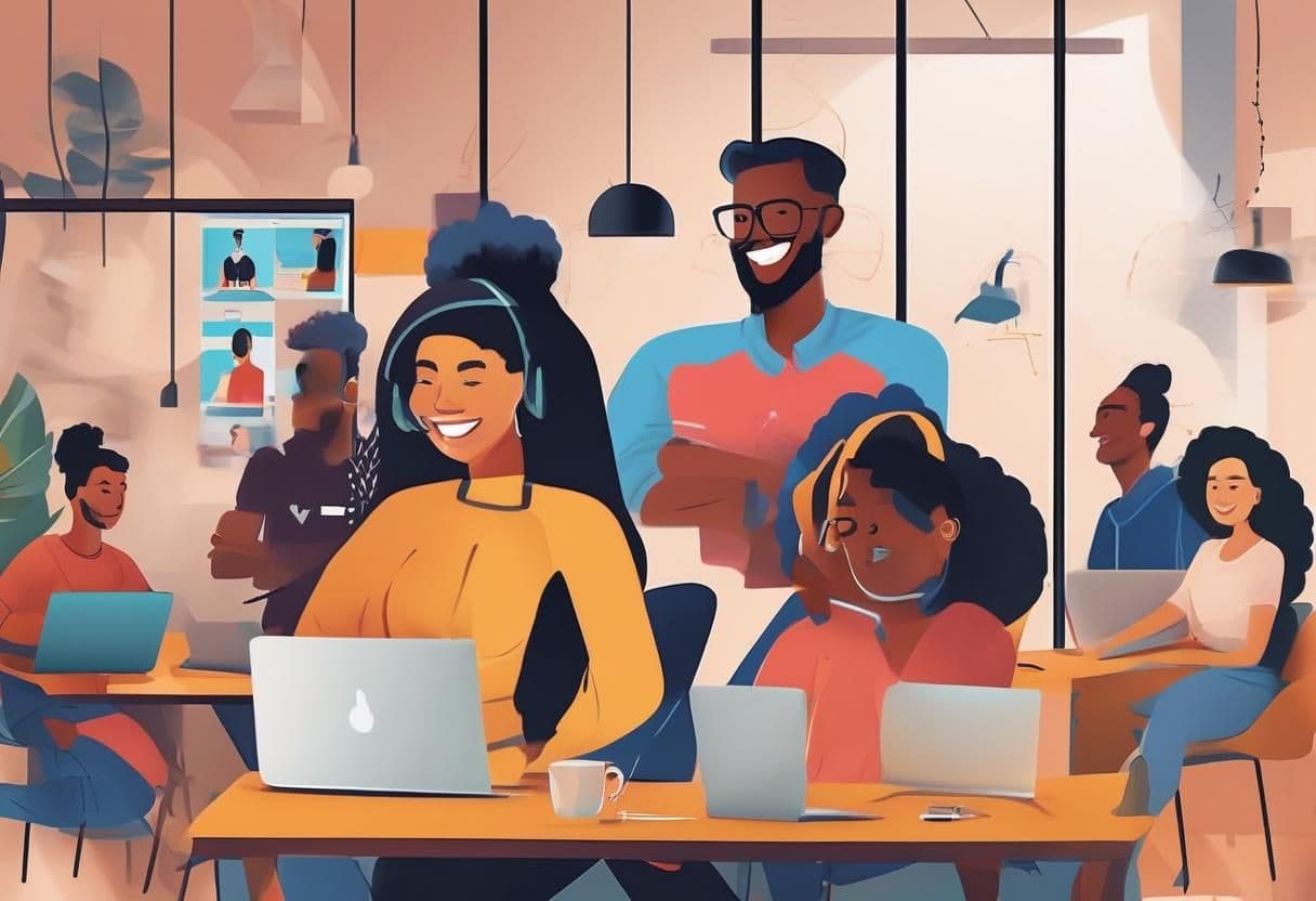 what the word coworking means