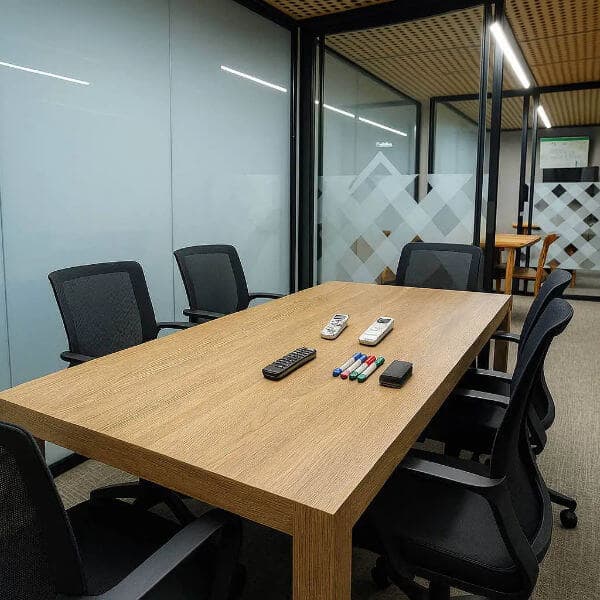 Salas de reuniones de 6 a 14 personas en NOI Coworking Medellín